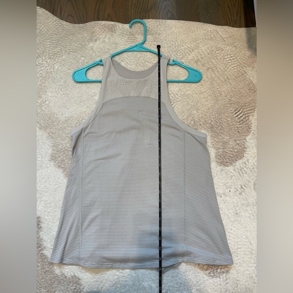Lululemon gray swing open back tank top - Picture 7 of 8